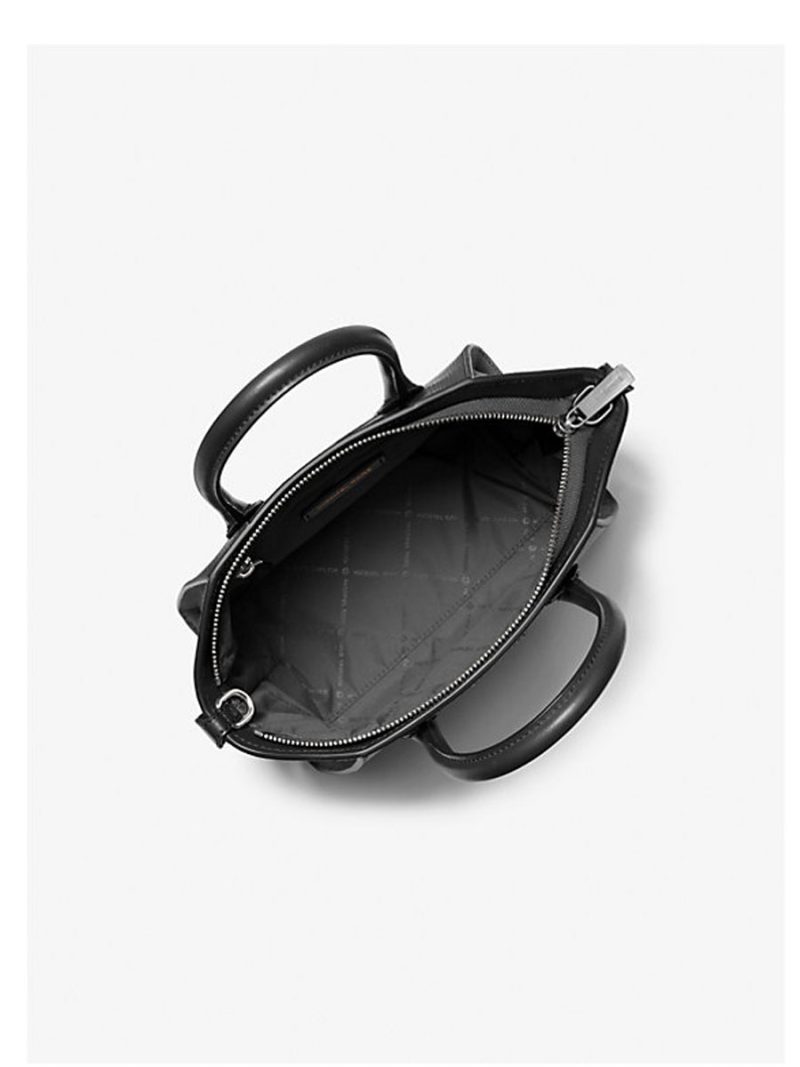MICHAEL Michael Kors Avril Small Leather and Suede Satchel - Image 2