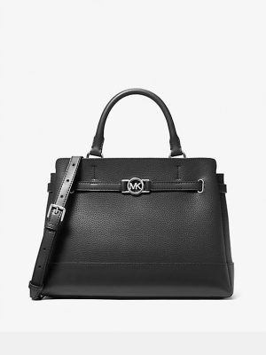 MICHAEL KORS Reed Large Pebbled Leather Satchel