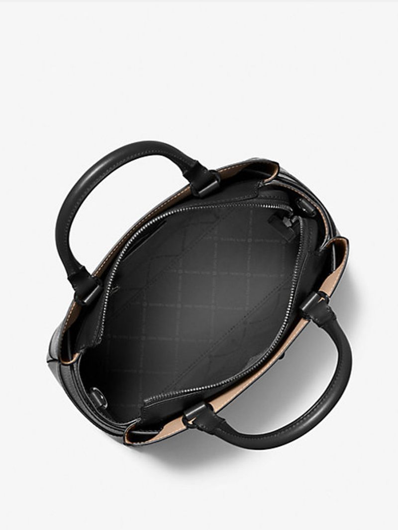 MICHAEL KORS Reed Large Pebbled Leather Satchel - Image 2
