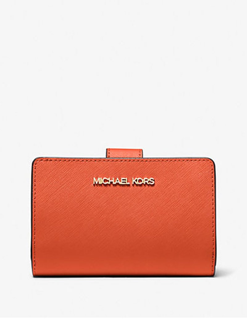 MICHAEL Michael Kors Medium Crossgrain Leather Wallet