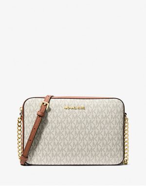 MICHAEL Michael Kors Jet Set Large Printed Logo Crossbody Bag