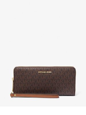 MICHAEL Michael Kors Jet Set Travel Large Logo Continental Wristlet