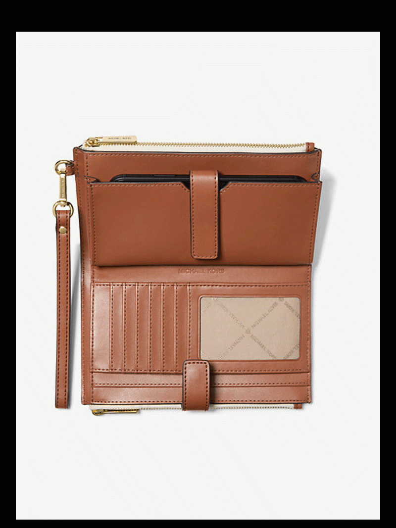 MICHAEL Michael Kors Jet Set Travel Signature Logo Smartphone Wallet - Image 2
