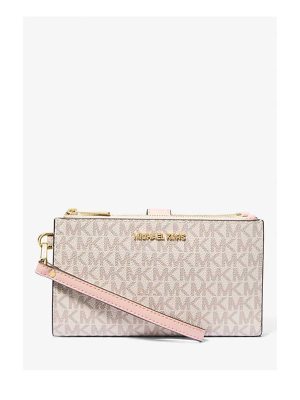 MICHAEL Michael Kors Jet Set Travel Signature Logo Smartphone Wallet