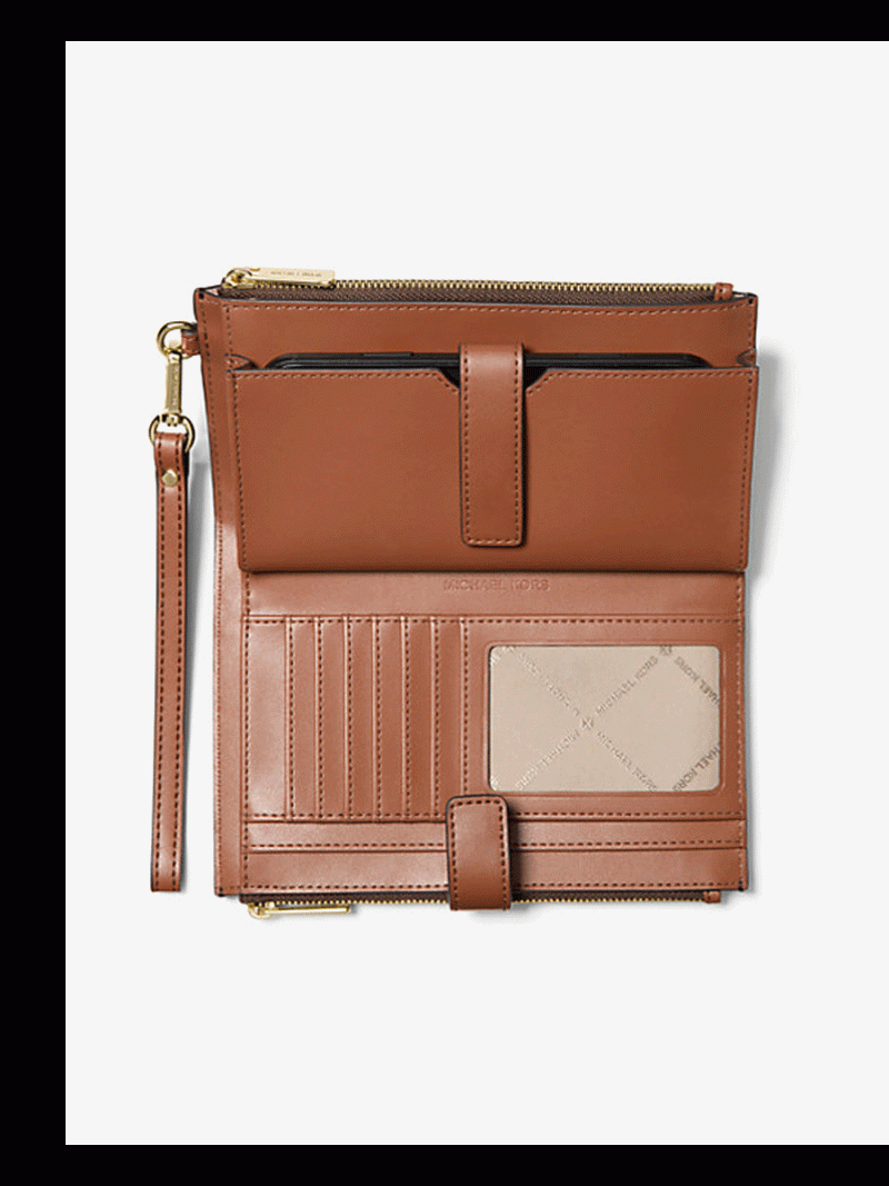 MICHAEL Michael Kors Jet Set Travel Signature Logo Smartphone Wallet - Image 2