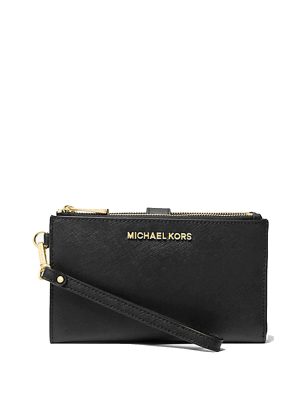 MICHAEL Michael Kors Jet Set Large Leather Smartphone Wristlet Wallet