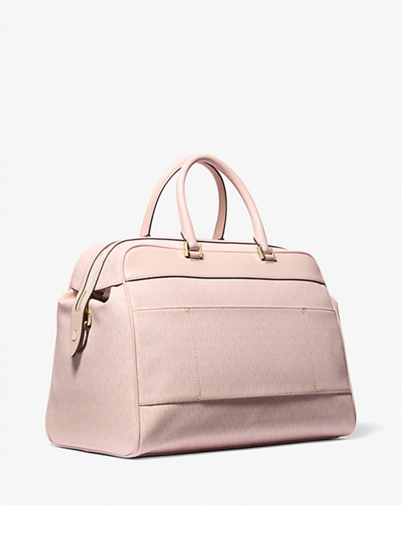 MICHAEL Michael Kors Large Logo Weekender Bag - Image 3