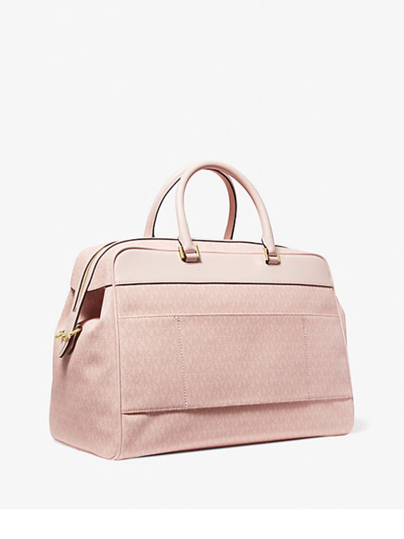 MICHAEL Michael Kors Large Logo Weekender Bag - Image 3