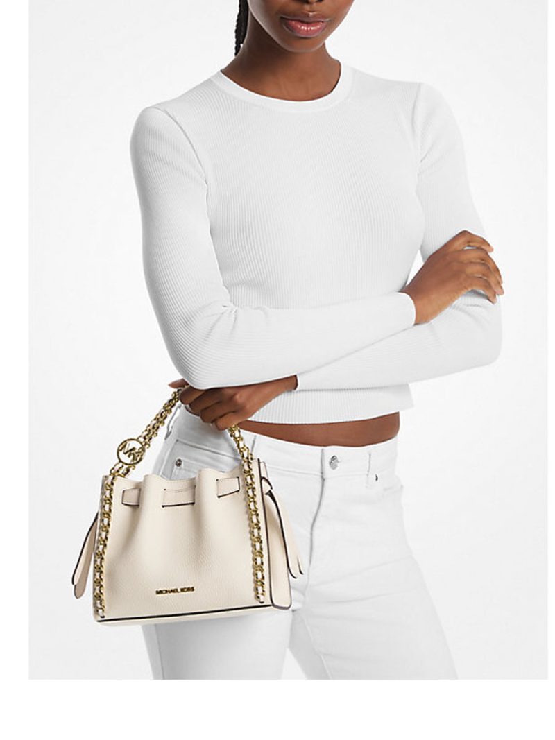 MICHAEL Michael Kors Mina Small Chain Crossbody Bag - Image 4