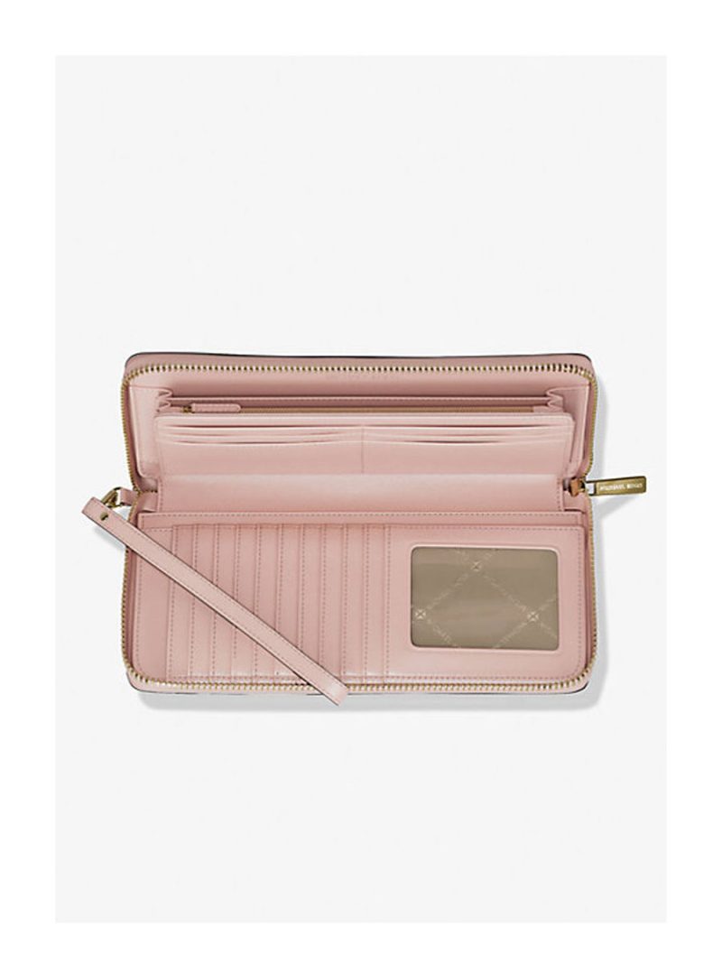 MICHAEL Michael Kors Jet Set Travel Large Signature Logo Continental Wristlet - Image 2