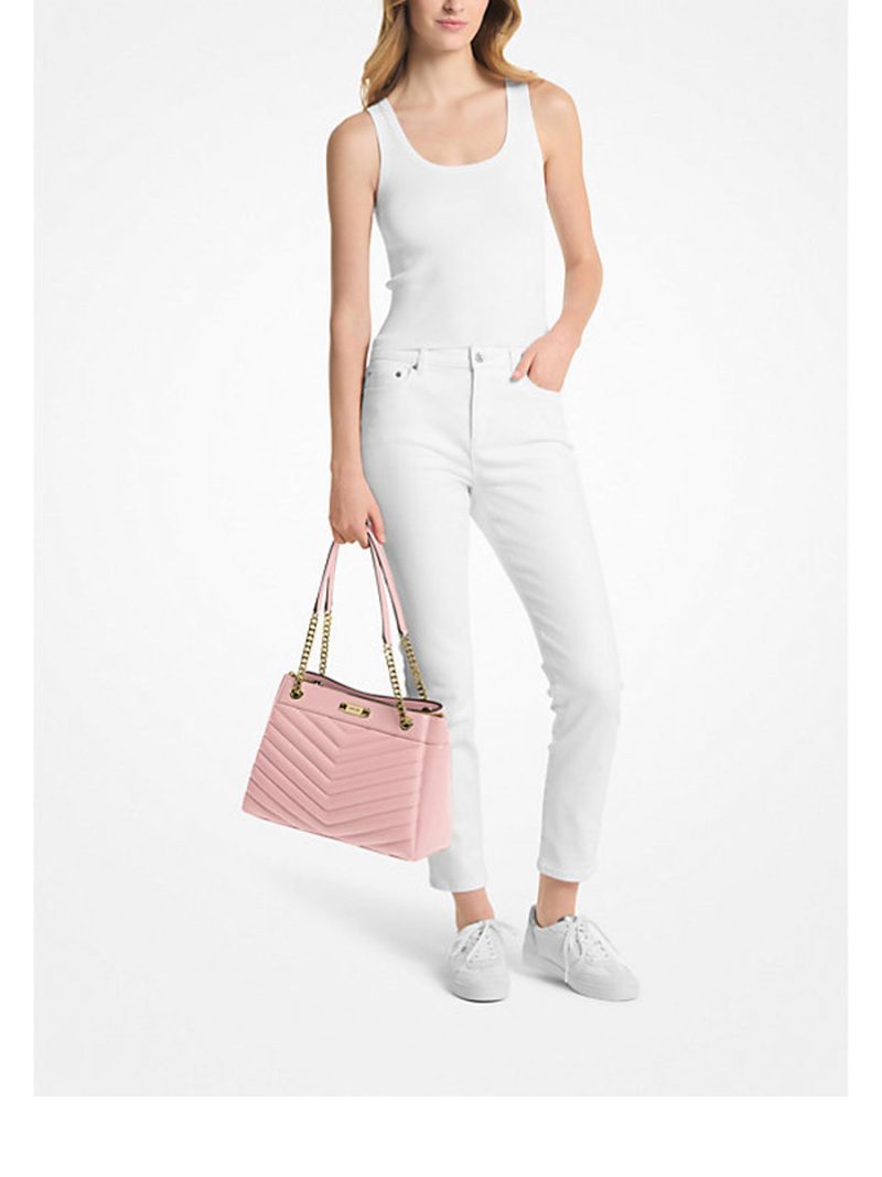 MICHAEL Michael Kors Whitney Medium Quilted Tote Bag - Image 44