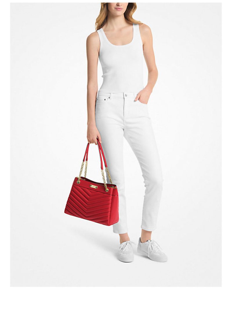 MICHAEL Michael Kors Whitney Medium Quilted Tote Bag - Image 47