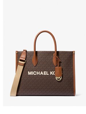 MICHAEL Michael Kors Mirella Medium Signature Logo Tote Bag