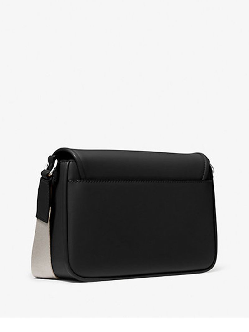 MICHAEL Michael Kors Bradshaw Medium Leather Messenger Bag - Image 3