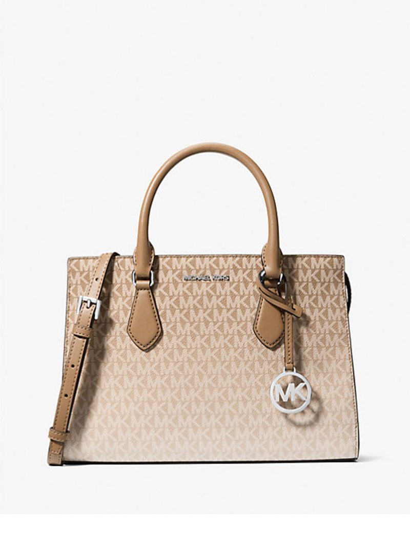 MICHAEL Michael Kors Sheila Medium Ombré Signature Logo Satchel