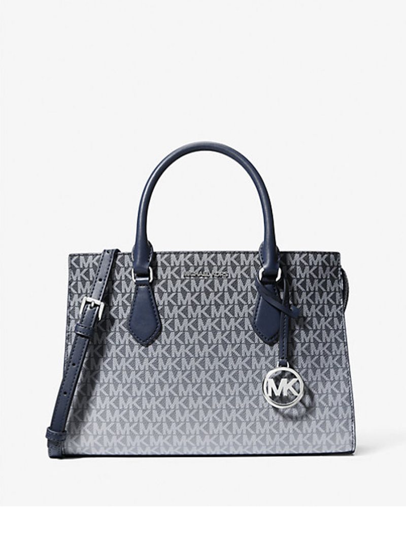 MICHAEL Michael Kors Sheila Medium Ombré Signature Logo Satchel