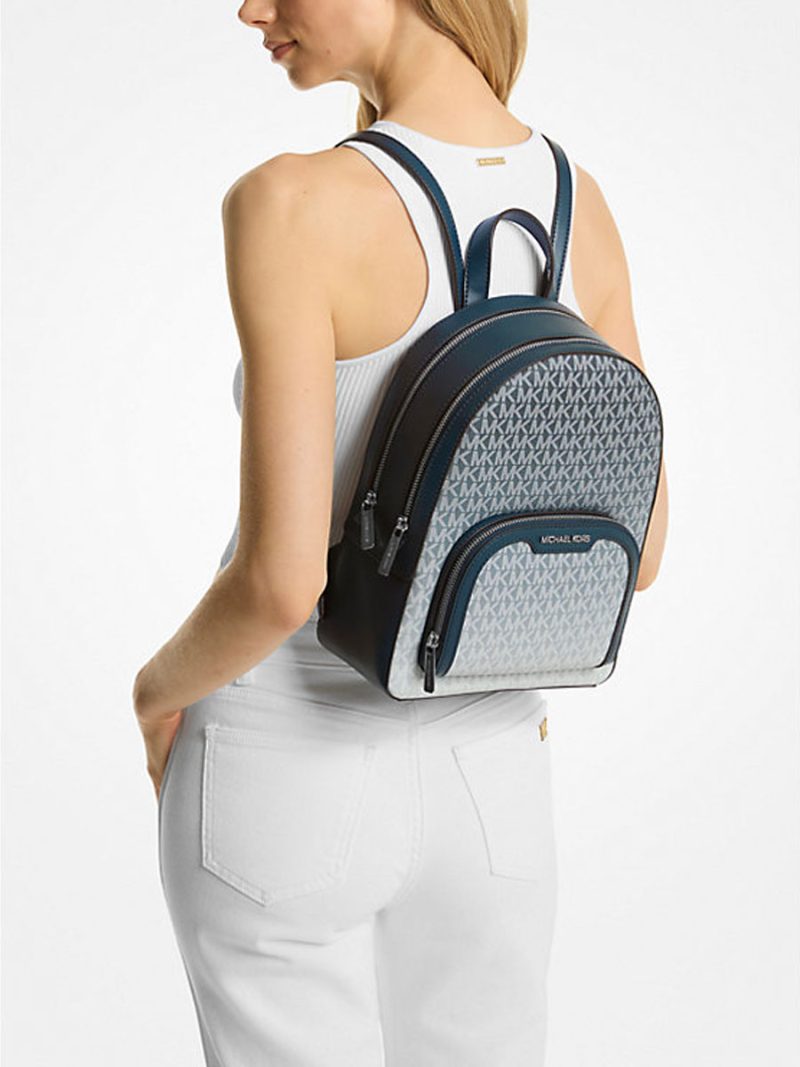 MICHAEL Michael Kors Jaycee Medium Ombré Signature Logo Backpack - Image 4