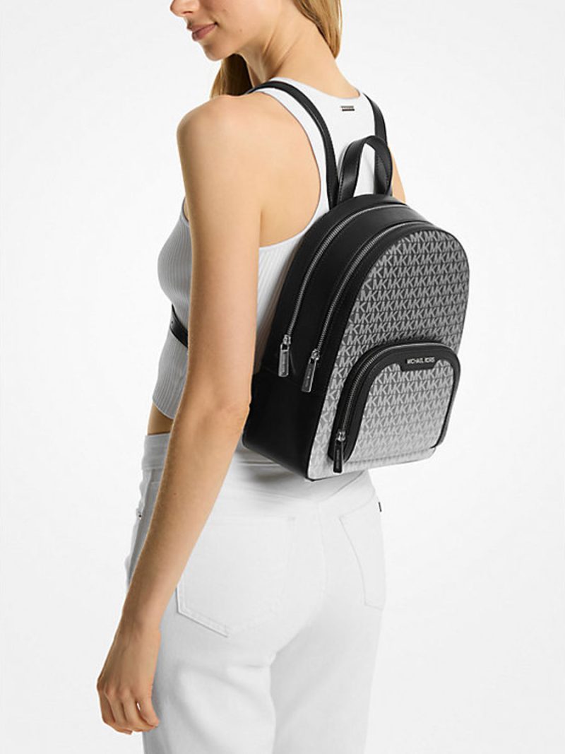 MICHAEL Michael Kors Jaycee Medium Ombré Signature Logo Backpack - Image 4