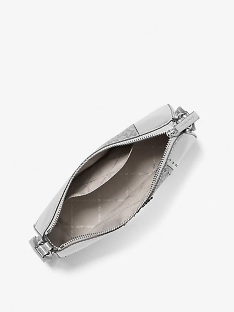 MICHAEL KORS Jet Set Travel Small Metallic Patchwork and Signature Logo Crossbody Bag - Image 2