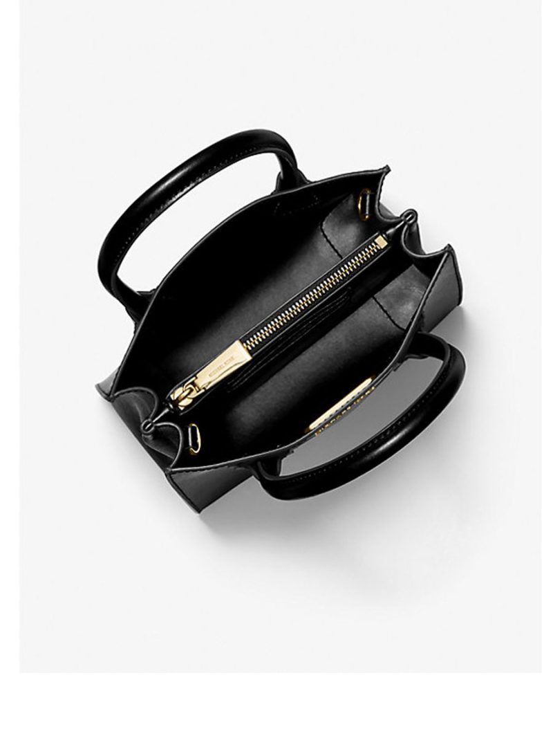 MICHAEL Michael Kors Mercer Medium Pebbled Leather Crossbody Bag - Image 2