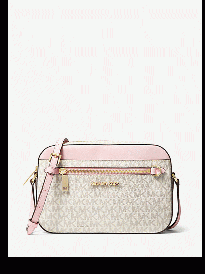MICHAEL Michael Kors Jet Set Large Logo Crossbody Bag - Image 4