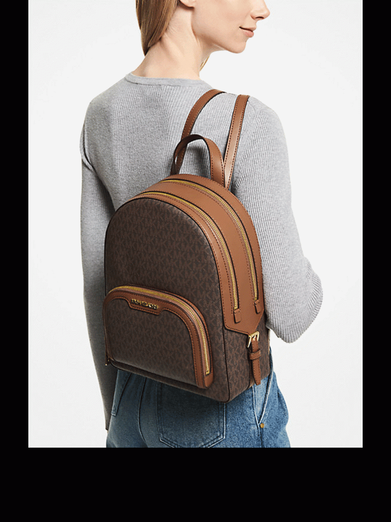 MICHAEL Michael Kors Jaycee Medium Logo Backpack - Image 4