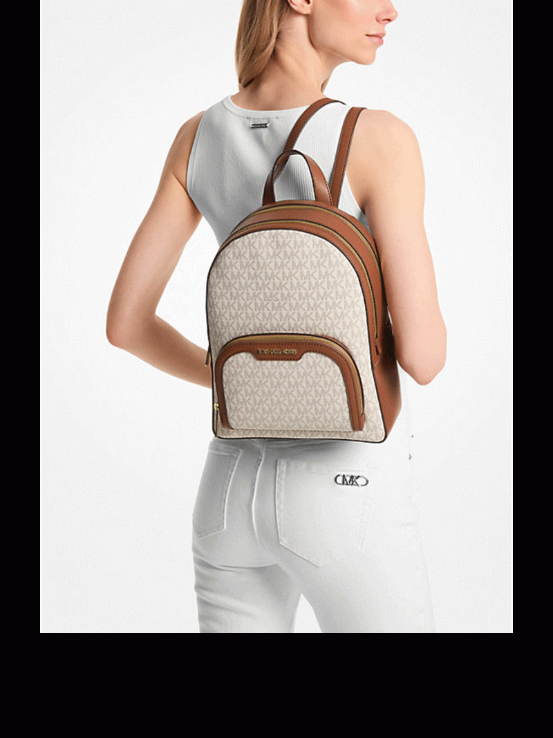 MICHAEL Michael Kors Jaycee Medium Logo Backpack - Image 4
