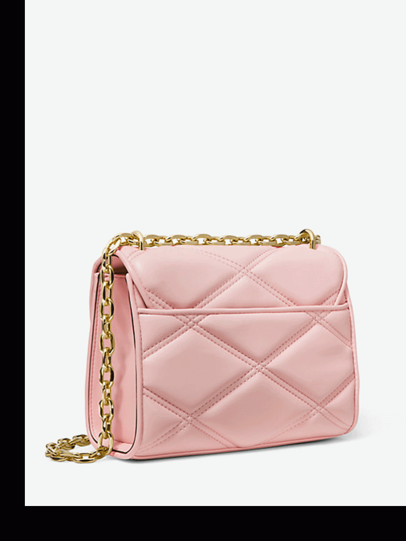 MICHAEL Michael Kors Serena Small Quilted Crossbody Bag - Image 3