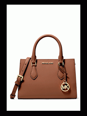MICHAEL Michael Kors Sheila Small Faux Saffiano Leather Satchel (AS IS)