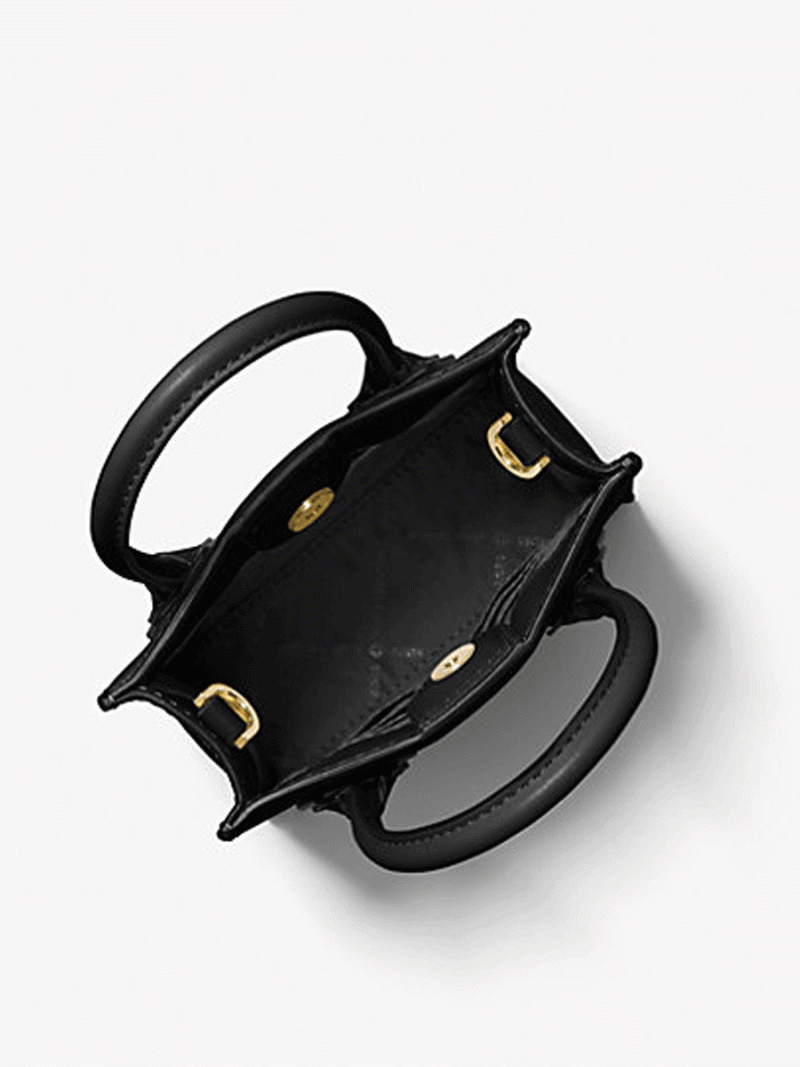 MICHAEL Michael Kors Mercer Extra-Small Pebbled Leather Crossbody Bag - Image 2