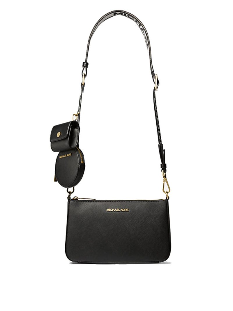 MICHAEL Michael Kors Jet Set Saffiano Leather Crossbody Bag with Case for Apple Airpods Pro®