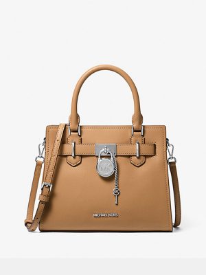 MICHAEL Michael Kors Hamilton Small Leather Satchel