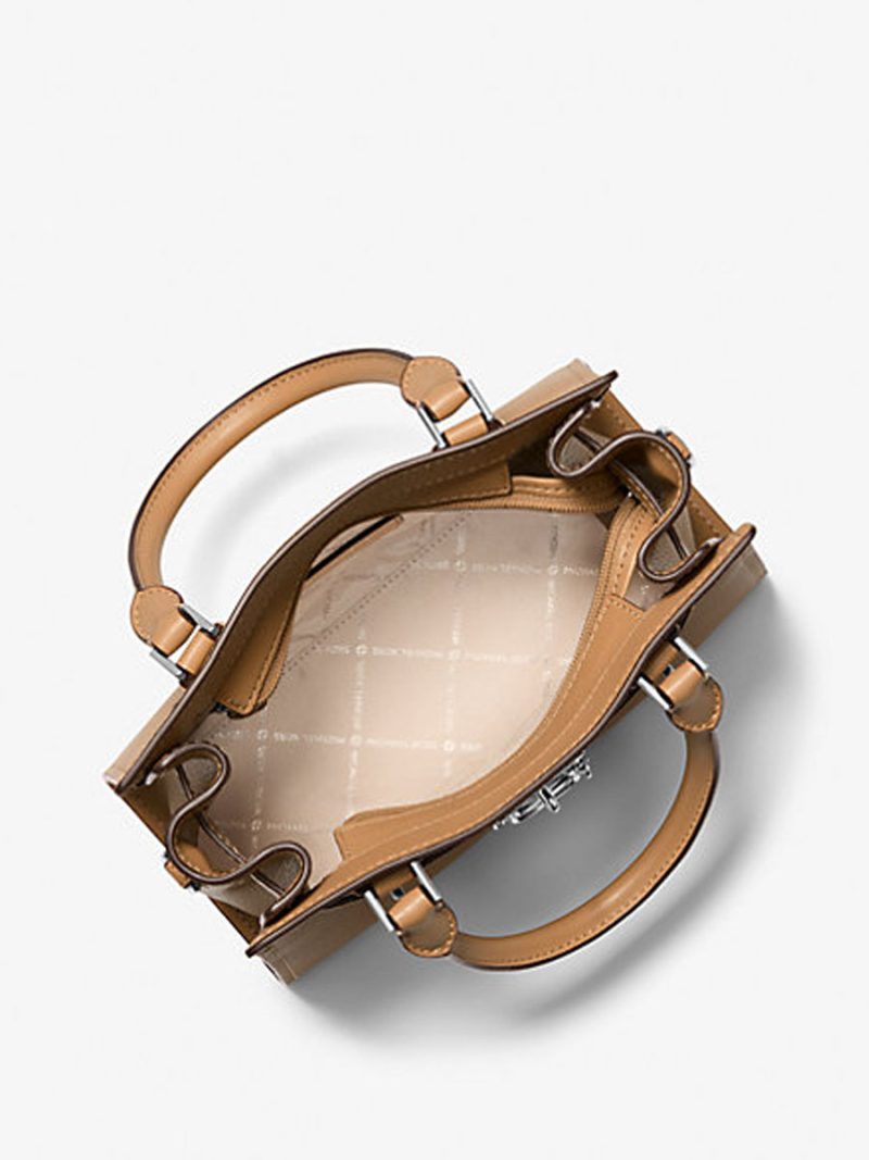 MICHAEL Michael Kors Hamilton Small Leather Satchel - Image 2