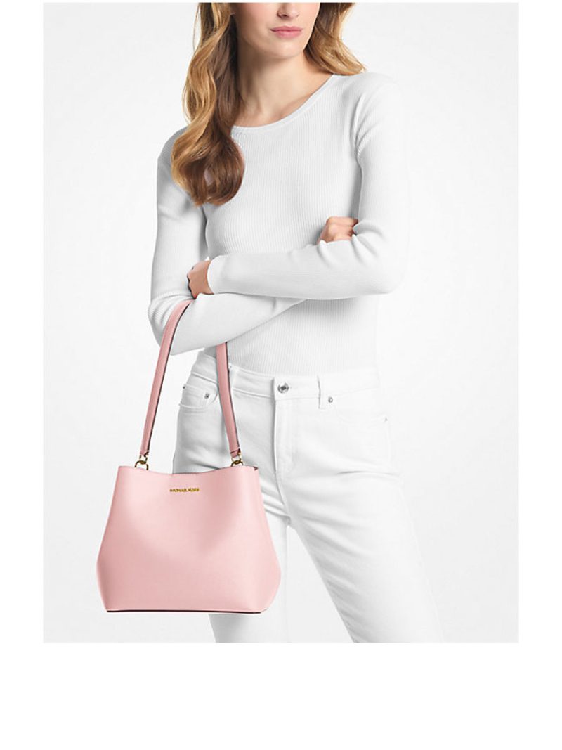 MICHAEL Michael Kors Pratt Medium Shoulder Bag (AS IS) - Image 2