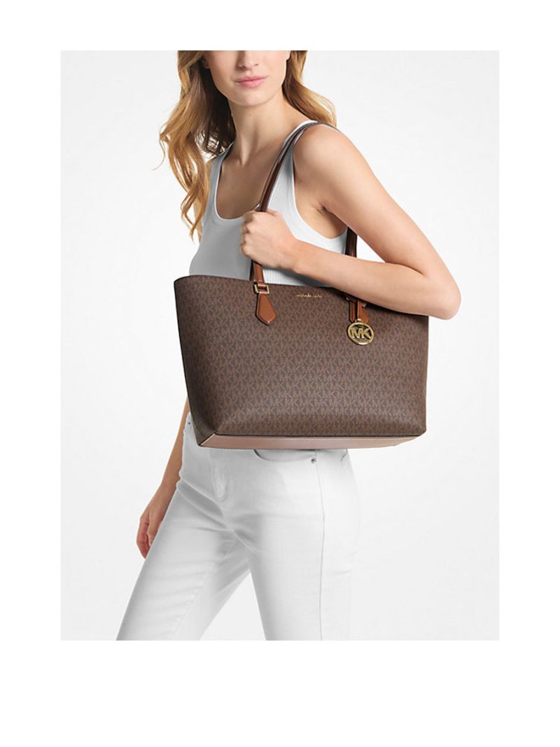MICHAEL Michael Kors Sheila Large Signature Logo Tote Bag - Image 3