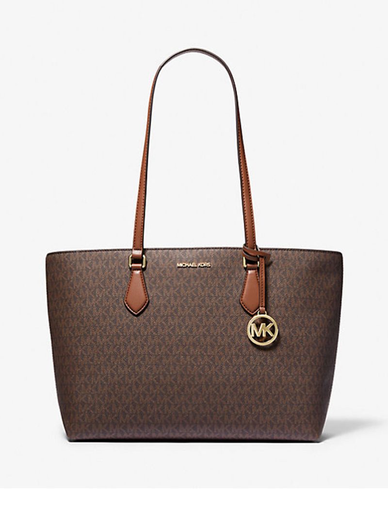 MICHAEL Michael Kors Sheila Large Signature Logo Tote Bag
