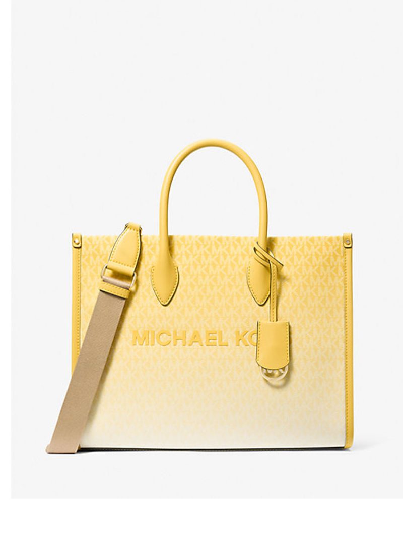MICHAEL Michael Kors Mirella Medium Ombré Logo Tote Bag