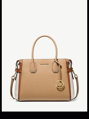 MICHAEL Michael Kors Mercer Medium Color-Block Belted Satchel