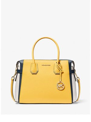 MICHAEL Michael Kors Mercer Medium Color-Block Belted Satchel
