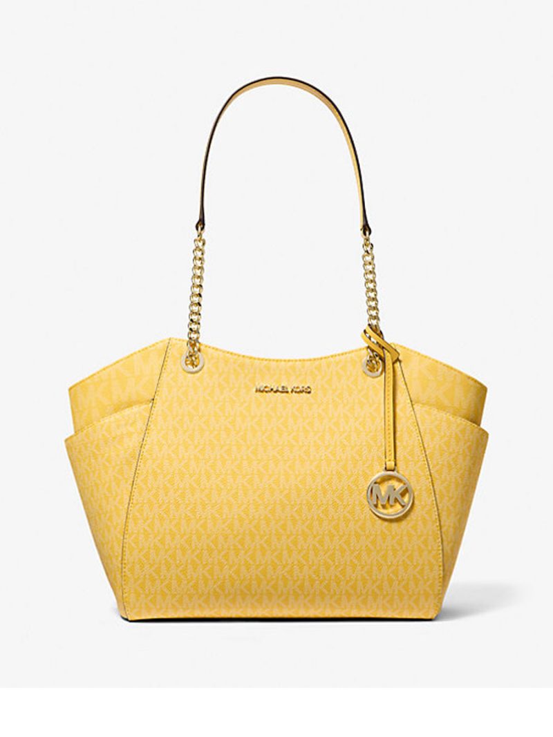 MICHAEL Michael Kors Jet Set Large Signature Logo Shoulder Bag