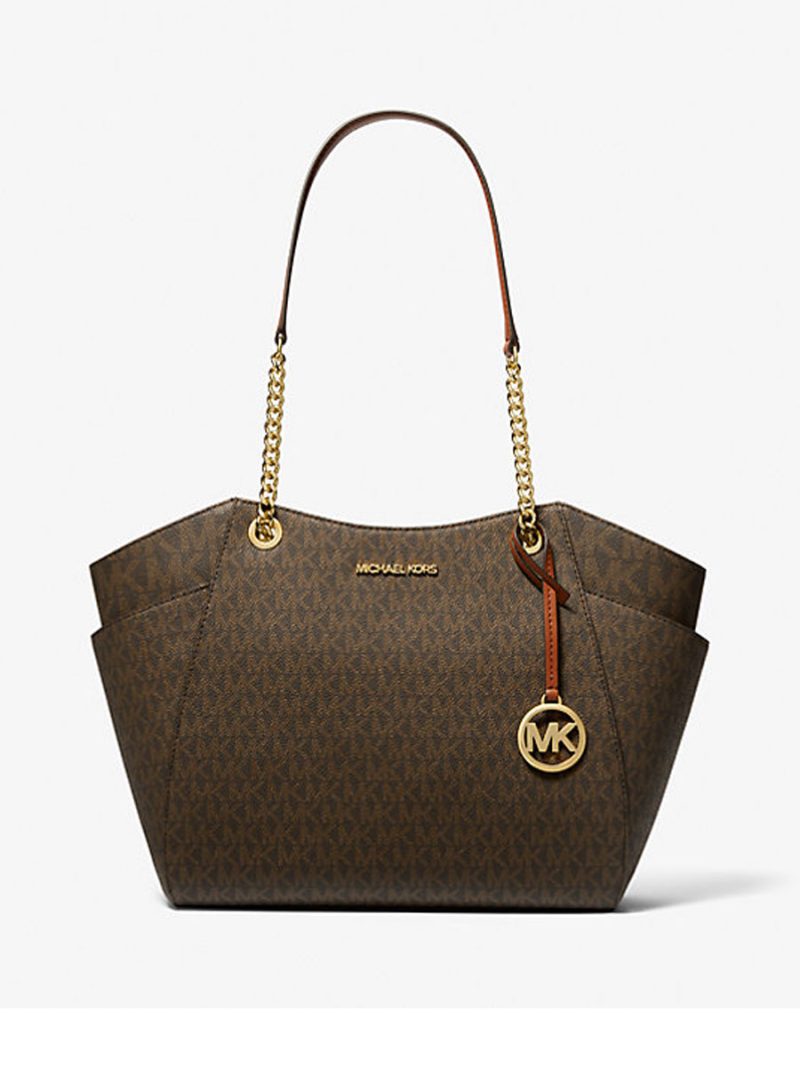 MICHAEL Michael Kors Jet Set Large Signature Logo Shoulder Bag