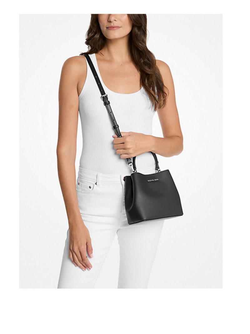 MICHAEL Michael Kors Pratt Small Convertible Shoulder Bag - Image 3