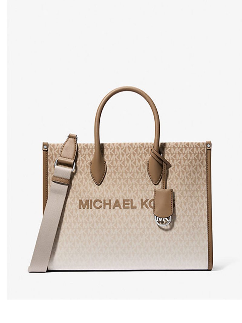 MICHAEL Michael Kors Mirella Medium Ombré Logo Tote Bag
