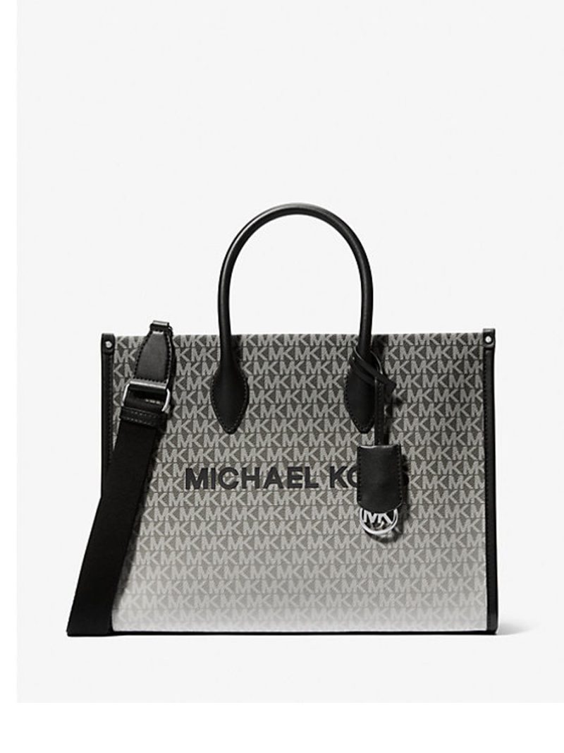 MICHAEL Michael Kors Mirella Medium Ombré Logo Tote Bag