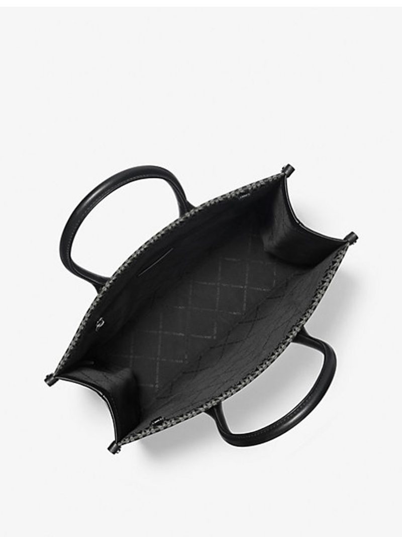 MICHAEL Michael Kors Mirella Medium Ombré Logo Tote Bag - Image 2