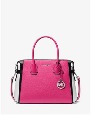 MICHAEL Michael Kors Mercer Medium Color-Block Belted Satchel