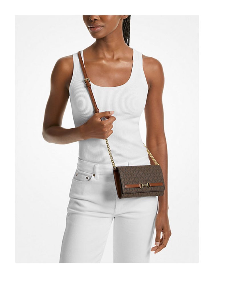 MICHAEL Michael Kors Carson Large Signature Logo Convertible Crossbody Bag - Image 4