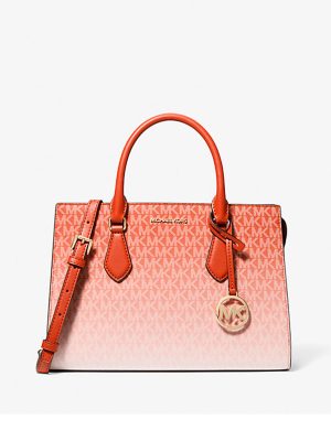 MICHAEL Michael Kors Sheila Medium Ombré Signature Logo Satchel