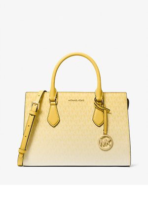 MICHAEL Michael Kors Sheila Medium Ombré Signature Logo Satchel