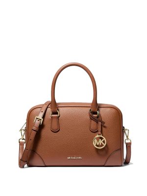 MICHAEL Michael Kors Thompson Pebbled Leather Satchel